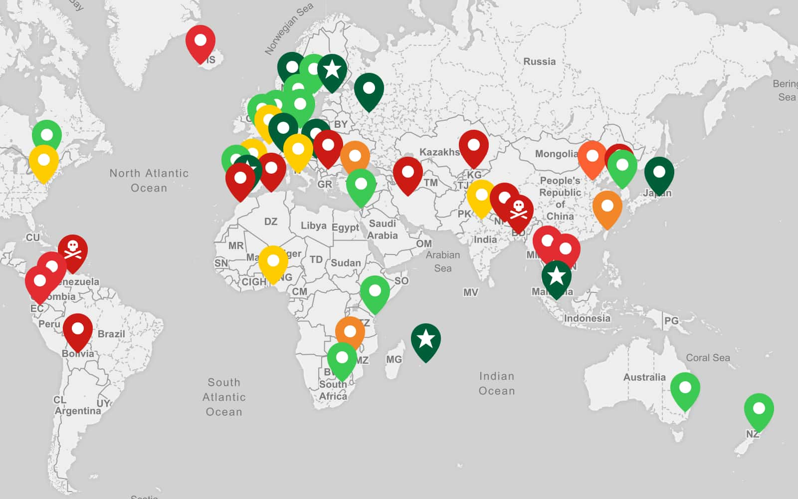 Top Crypto Friendly (and Hostile) Countries - Capital & Conflict